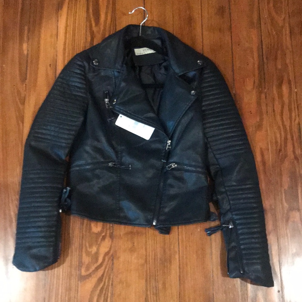 AFTF BASIC OUTERWEAR - WOMENS LEATHER JACKET